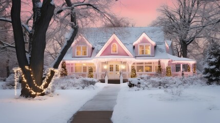 wonderl pink and white christmas