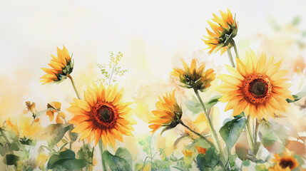 Obraz premium Elegant wedding invitation card background . Minimal hand painted watercolor botanical flowers texture template background. Design for wedding, vip cover, poster, rsvp moderncard.Valentine's Day