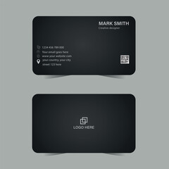 Modern Minimalist Business Card Design - Creative and Clean Business Card Template