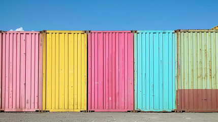 Fototapeta premium Background for advertising and wallpaper in investment and storage cargo scene.