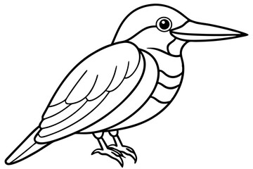 Minimalist Kingfisher