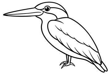 Minimalist Kingfisher