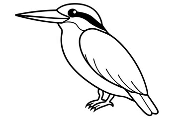 Minimalist Kingfisher