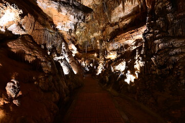 Picturesque Caverns in Virginia, USA. 