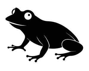 Frog Silhouette Vector Design, Frog SVG, Frog Icon