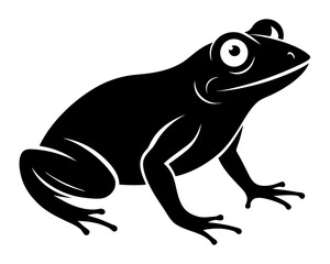 Frog Silhouette Vector Design, Frog SVG, Frog Icon