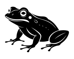 Frog Silhouette Vector Design, Frog SVG, Frog Icon