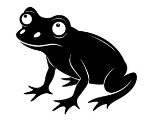 Frog Silhouette Vector Design, Frog SVG, Frog Icon