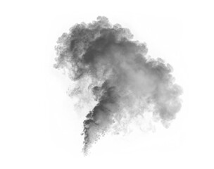 Black smoke and fire effect with burning heat and dark destruction. Abstract disaster background with fog, flames, and pollution. PNG ideal for dramatic, emergency, or environmental themes.