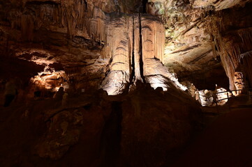 Picturesque Caverns in Virginia, USA. 