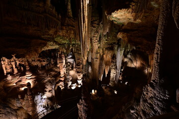 Picturesque Caverns in Virginia, USA. 