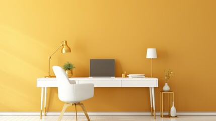 sleek golden office