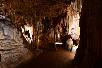 Picturesque Caverns in Virginia, USA. 