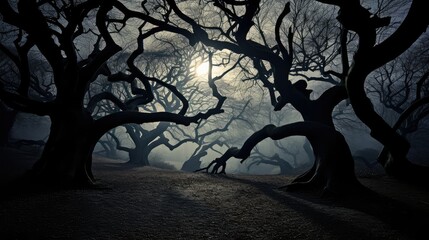 ancient scary trees