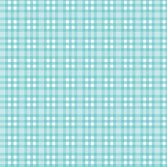 Green plaid gingham, scottish tartan texture, grid graph paper with rhombus squares pattern, picnic napkin and curtain tablecloth, vector seamless geometric checkered fabric