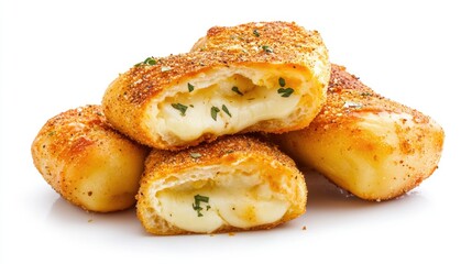 Tasty Bread Rolls Filled with Creamy Cheese and Spice for Delicious Snack or Appetizer