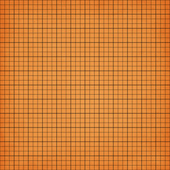 Brown plaid gingham, scottish tartan texture, grid graph paper with rhombus squares pattern, picnic napkin and curtain tablecloth, vector seamless geometric checkered fabric