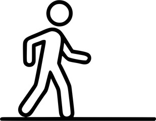 Walkwayin outline icon style, Outdoor and Garden theme.