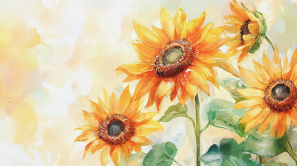 Obraz premium Elegant wedding invitation card background . Minimal hand painted watercolor botanical flowers texture template background. Design for wedding, vip cover, poster, rsvp moderncard.Valentine's Day