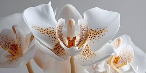 High definition orchid flowers bloom