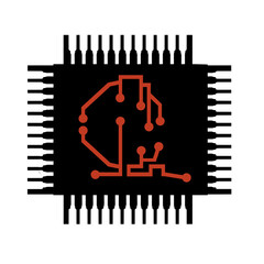 vector illustration of a computer icon