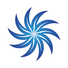 swirl logo Abstract vector illustration.