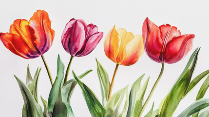 Elegant wedding invitation card background . Minimal hand painted watercolor botanical flowers texture template background. Design for wedding, vip cover, poster, rsvp moderncard.Valentine's Day

