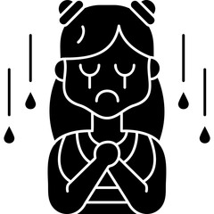 Depressed Icon Vector Element