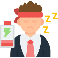 Fatigue Icon Vector Element