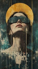 Woman in VR Glasses