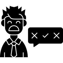 Complaint Icon Vector Element