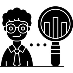 Research Icon Vector Element