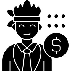 Money Manager Icon Vector Element