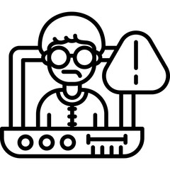 Obraz premium Fraud Icon Vector Element