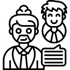 Gossip Icon Vector Element