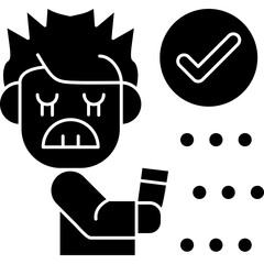 Victim Icon Vector Element