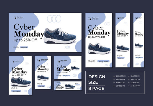 Cyber Monday Web Banner Set