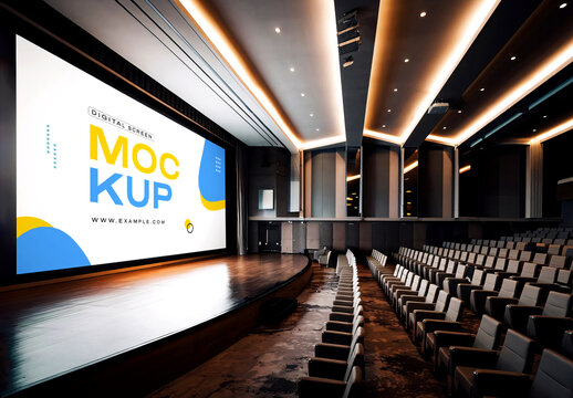 Event Screen Mockup Design