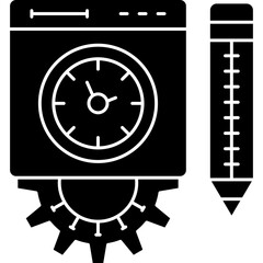 Clock Icon Vector Element