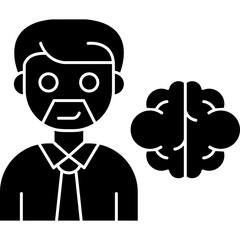 Brain Icon Vector Element
