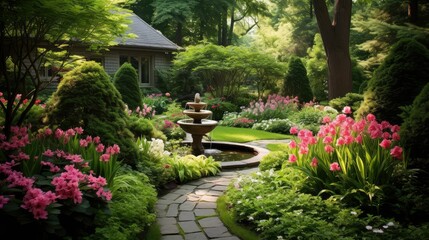 flowering summer foliage