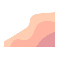 Set of abstract-wave-shape-corner-border