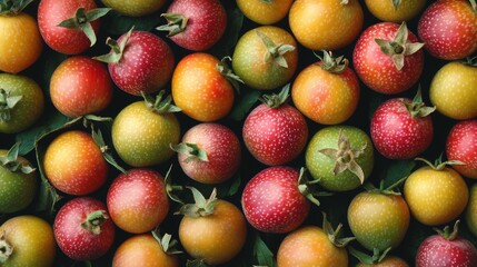 Guarana, available in forms such as fruits, seeds, and powder, is a main ingredient in Brazilian soda, as showcased in a close-up of the fruits' distinctive red shells and black seeds