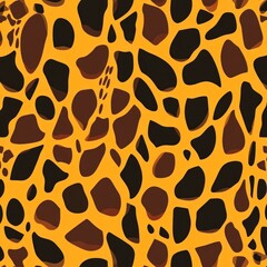 Fototapeta premium Giraffe skin texture isolated. Close-up giraffe pattern. Wild Animal fur. Giraffe spots. Realistic giraffe skin. Giraffe design texture. Detailed giraffe skin close-up. Wild Animal texture.