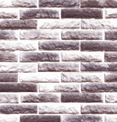Decorative stone brick wall forming modern seamless pattern