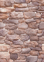 Obraz premium Decorative stone cladding creating rustic wall texture