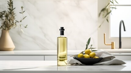 minimalism square glass bottle