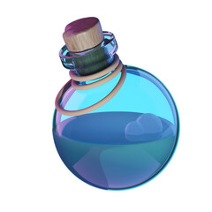 Bottle with potion