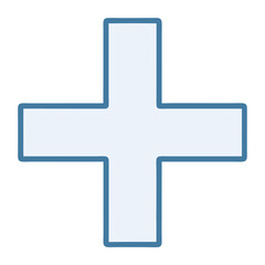 Fototapeta premium vector cross symbol