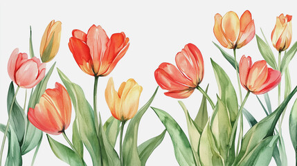 Elegant wedding invitation card background . Minimal hand painted watercolor botanical flowers texture template background. Design for wedding, vip cover, poster, rsvp moderncard.Valentine's Day

